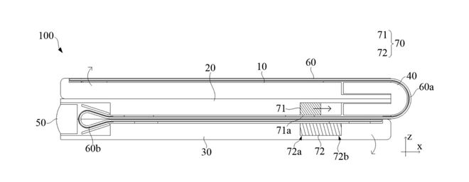 华为新专利可使三折叠设备一次性展平