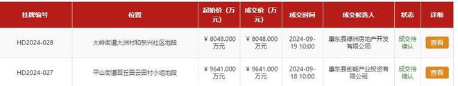 惠东一国企1.76亿元连拿两宗商住用地！