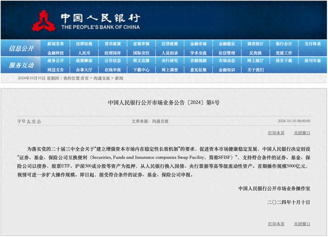 央行推出5000亿互换便利后，为什么A股不涨反跌？