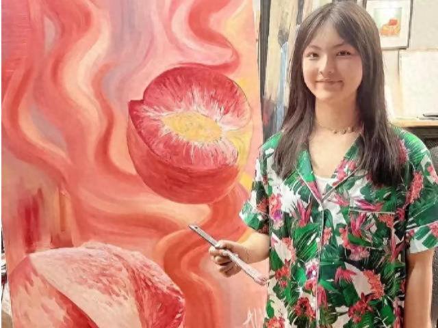 一幅画作曾拍145万的王诗龄，画作再获奖，李湘富养女终有回报？-梵星网